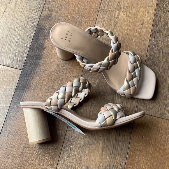 a new day Shoes - Braided/Rope Square Toe Heel